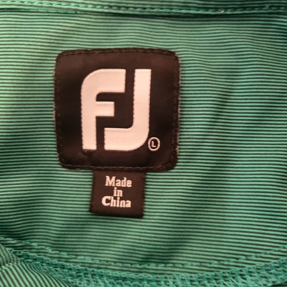 FJ Golf Performance Polo Shirts Mens Large Wynstone & Woodland Golf Country Club - Picture 3 of 14
